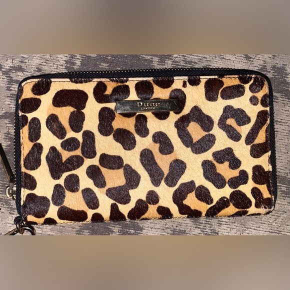 Dune London Handbags - Dune London Wrist Wallet Leopard